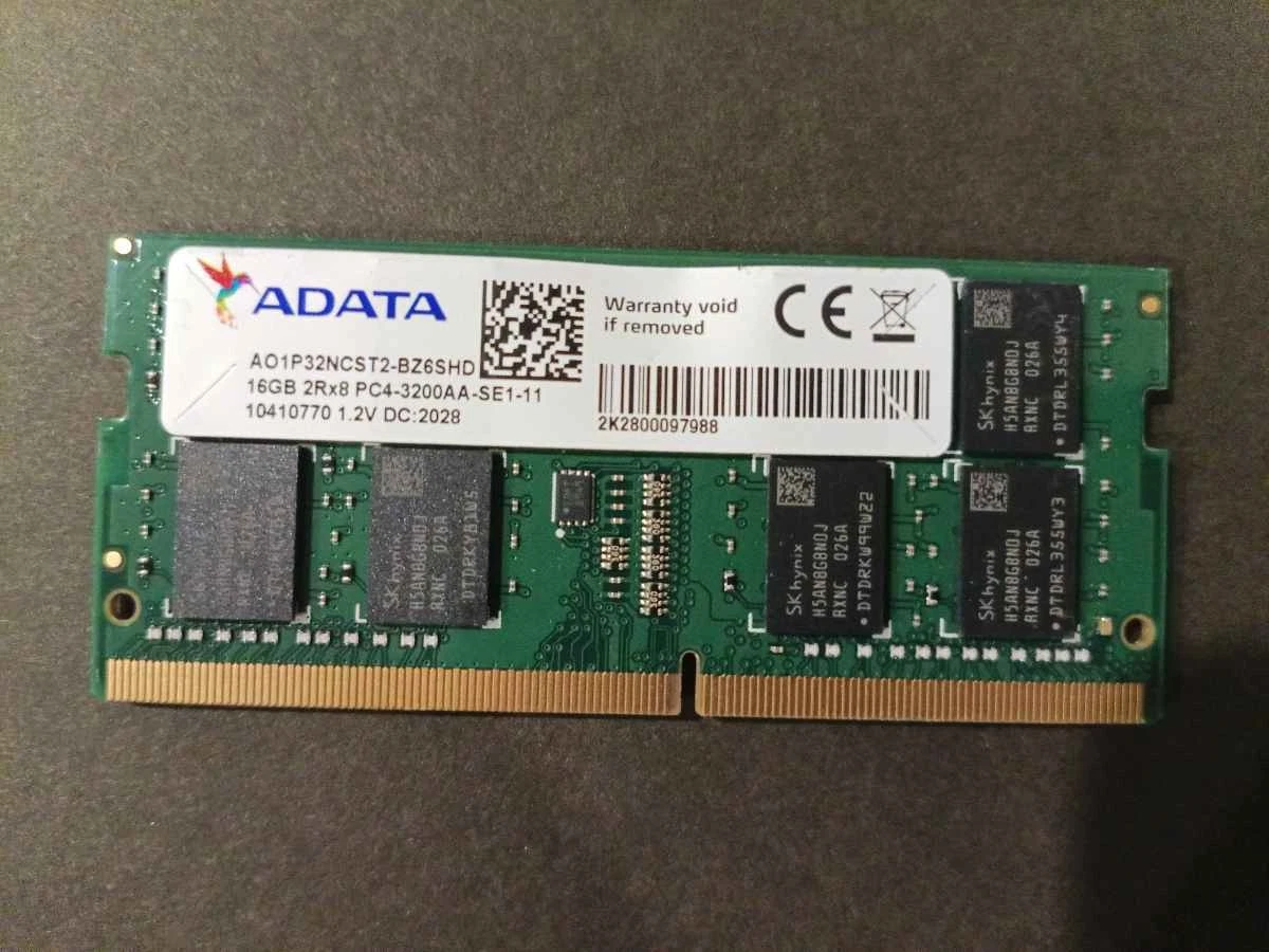 ADATA DDR4 SDRAM 16 GB Capacity per Module Memory (RAM) for sale