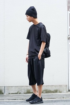 Y-3 Craft 3 Stripe Shorts FS3469 Black Relaxed Pants Bottoms XS