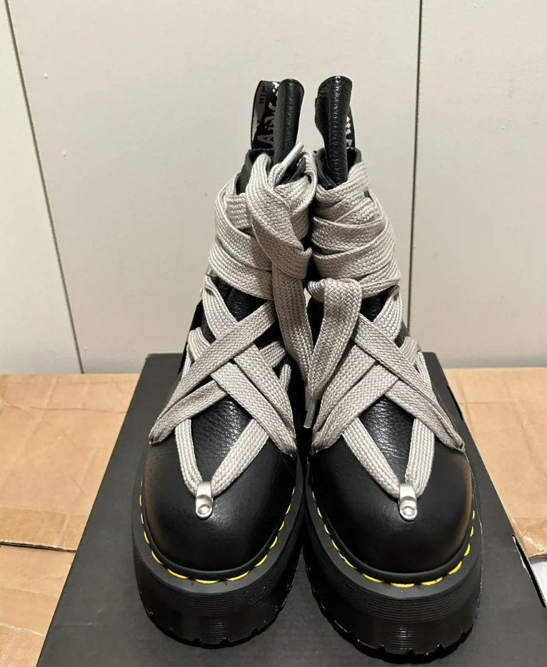 Dr. Martens × Rick Owens 1460 Quad Leather Sole Pentagram Jumbo