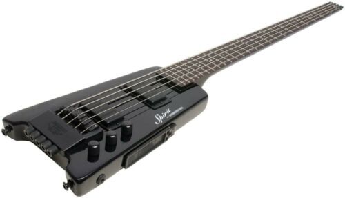 HOHNER B2B Headless Bass Guitar Black Steinberger Style Tested