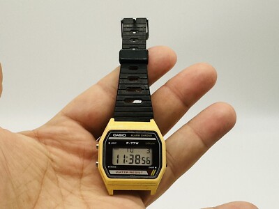 ⭐️ Vintage CASIO F-77W 1980's DIGITAL WATCH F-Series 587 Module