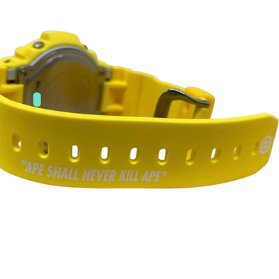 G-SHOCK DW-6900 BAPE Yellow 1000pcs Limited Edition Boxed A