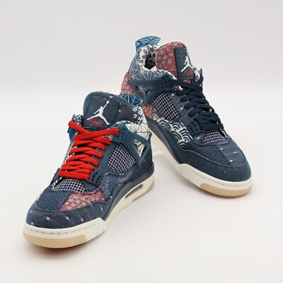 CW0898-400 Nike Air Jordan 4 SE Sashiko Deep Ocean Sail Cement