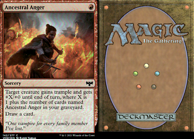 Magic the Gathering -MTG-Ancestral Anger Foil | eBay