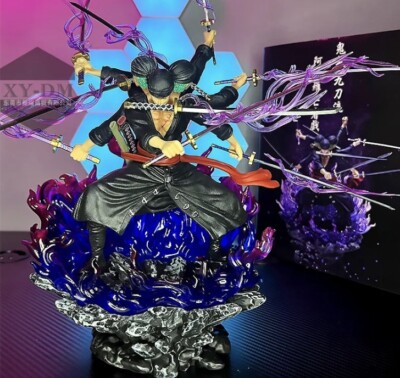 Anime One Piece Zoro Figure Wano Onigashima 9 Swords Style Action