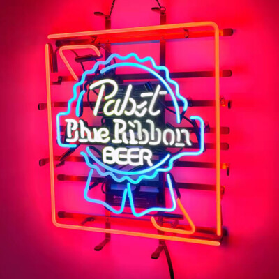 Pabst Blue Ribbon Beer Neon Light Sign 19