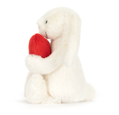 Jellycat Bashful Red Love Heart Bunny Valentine's medium 31 cm NEW