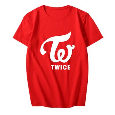 Kpop TWICE Star Support T-shirt Unisex Summer Cotton Short Sleeve