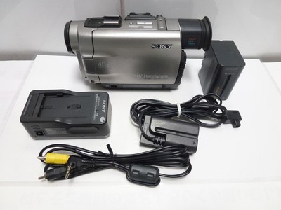 SONY DCR-TRV7 Video Camera Handycam Mini DV Silver Japan Used | eBay