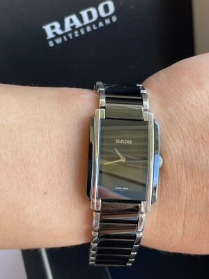 RADO WATCH INTEGRAL CERAMIC QUARTZ LADY SWISS MADE WITH BOX