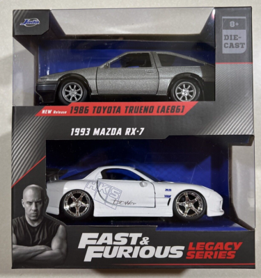 NEW 2024 jada fast & furious legacy series 86 Toyota Trueno AE86