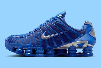 Nike Shox TL Hyper Royal Blue Metallic Silver AV3595-400 Men's | eBay