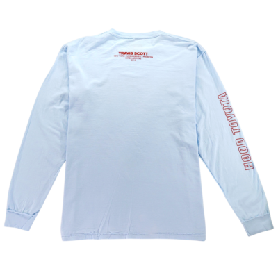 Travis Scott TS Birds The Ends Long Sleeve Tee Blue (TSCJ-LS019