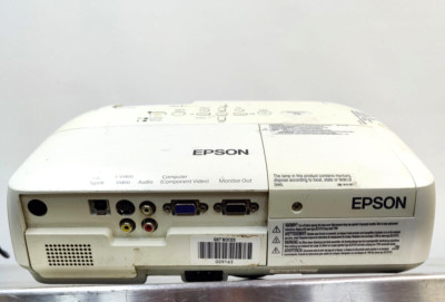 Epson LCD Projector H284A, Lamp Hours HIGH-568H, LOW-387H Power