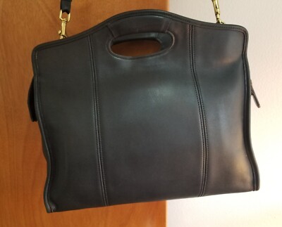 Vintage COACH #9995 Black Leather 