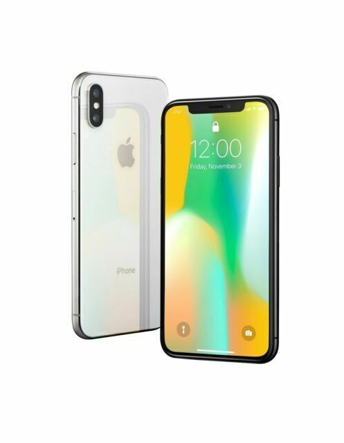 Apple iPhone X - 256 GB - Silver (Unlocked) for sale online | eBay