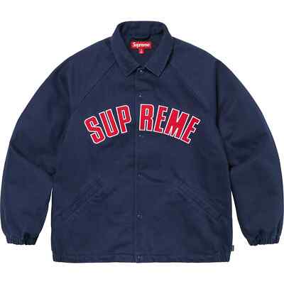 Supreme ARC Denim Coaches Jacket Navy | eBay