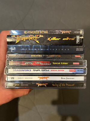 DRAGONFORCE DRAGON FORCE ULTIMATE COLLECTION DELUXE CD & DVD LOT