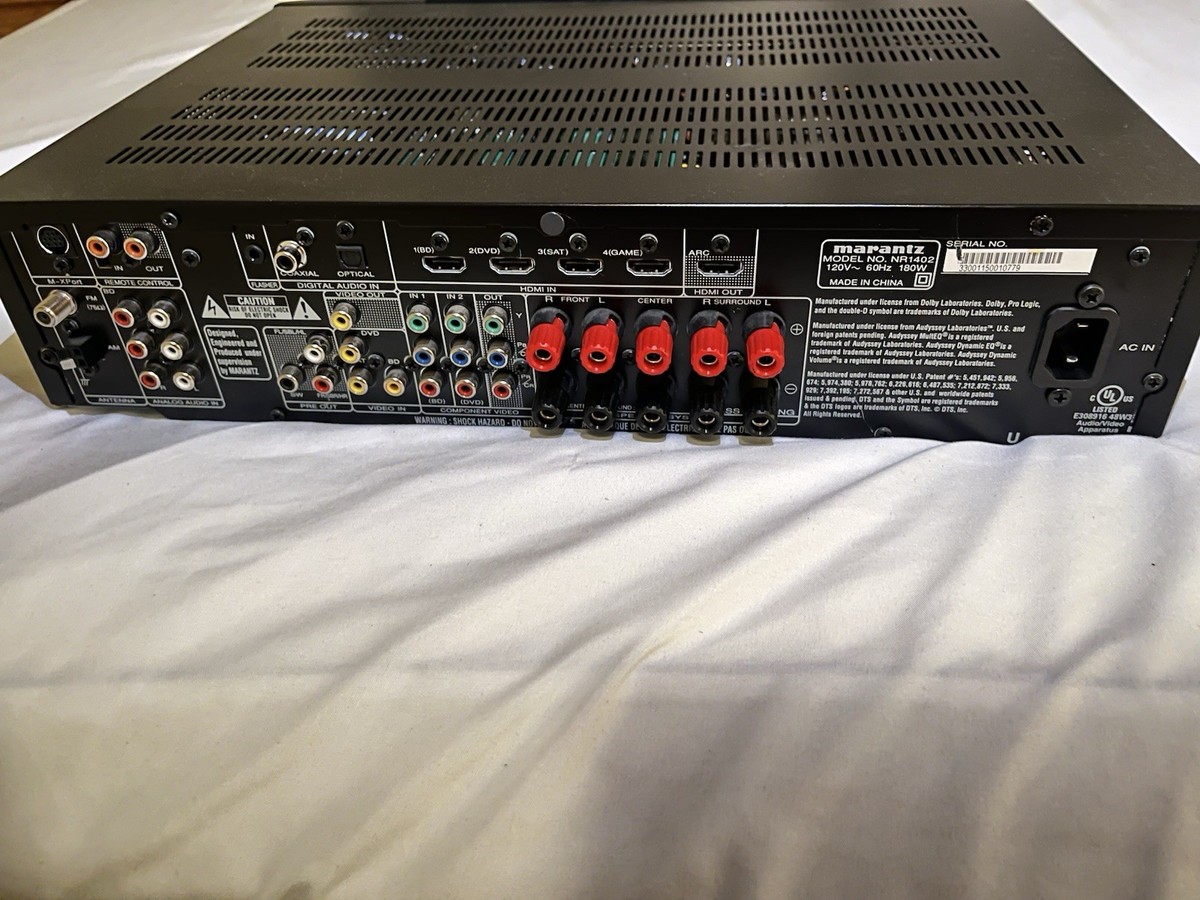 Marantz NR 1402 5.1 Channel 50 Watt Receiver for sale online | eBay