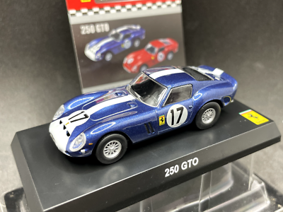 1/64 Kyosho Ferrari Racing Collection 250 GTO Blue diecast model