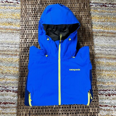 Patagonia Dimensions Windstopper Soft Shell Hoodie Jacket Blue