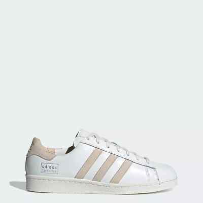 NEW adidas Premium Leather Superstar Lux Shoes | 10.5M | White