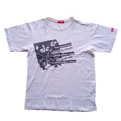 Vintage Barbara Kruger You Construct Intricate Rituals Art 90s t