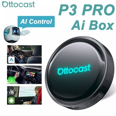 Ottocast P3 PRO Android13 AI box CarPlay Adapter *AI Voice Control