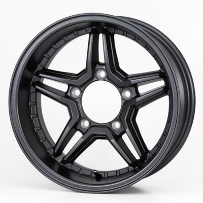 JAOS EXCEL JX3 16x6J 0 5x139.7 Matte Gunmetal set of 5 Wheels