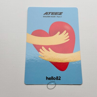ATEEZ] Golden Hour Hello82 Distribution photocard, Hug ver