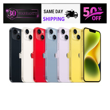 Apple iPhone 14 - 256 GB - Yellow (Unlocked) for sale online | eBay