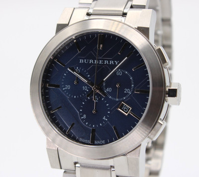 BURBERRY The City BU9363 Blue Dial Stainless Steel Men's Watch