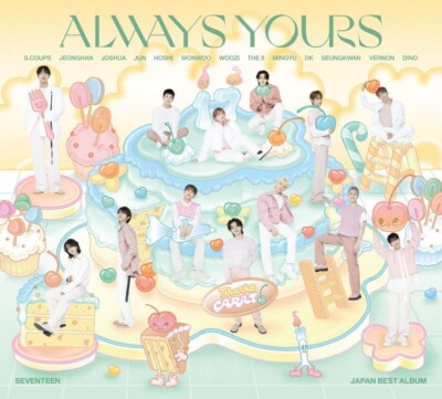 SEVENTEEN ALWAYS YOURS CD TYPE A B C D REGULAR FLASH PRICE 6 TYPE