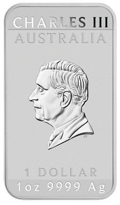 2025 Australia DRAGON RECTANGULAR 1oz .9999 $1 Silver Bullion Coin