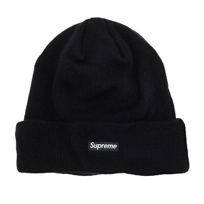 Supreme x New Era FW24 Script Beanie Navy | eBay