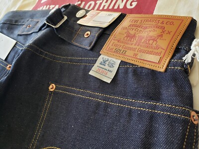 LEVI'S 1933 501 xx LVC Vintage Clothing Raw Selvedge 1937 Cinch
