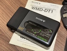 Sony WMD-DT1 Portable DAT Player Junk for Parts Remote Earphones