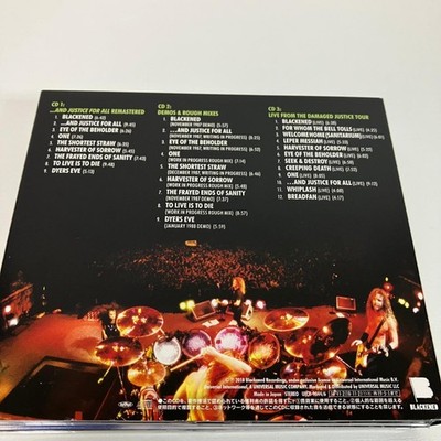 Metallica And Justice For All Remastered Deluxe Box Set Heavy