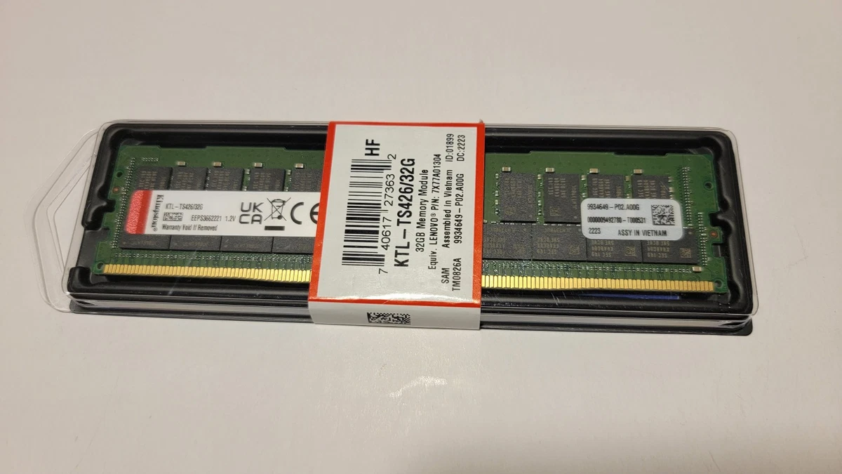 Kingston DDR4 SDRAM 32 GB Total Capacity Memory (RAM) for sale | eBay