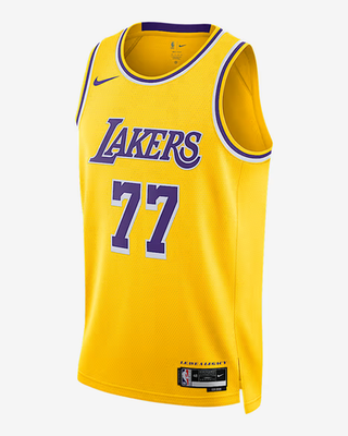 Men's M Medium Nike Luka Doncic LA Lakers Jersey Swingman Icon