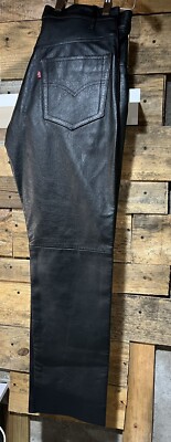 RARE Vtg Levi's Lot 53 100% Leather Pants Limited Edition 30x30 | eBay