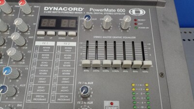 DYNACORD POWERMATE600 Channel Mixer Good | eBay