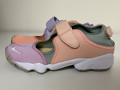 Nike Air Rift Women's Sz 7 Crimson Bliss White Sneakers Sandals