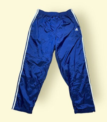 Vintage Adidas Y2K Windbreaker Break Away Pants Men's XL Blue