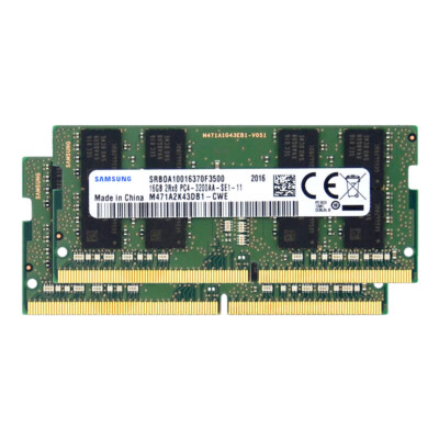 Samsung Kit 32GB (2x 16GB) 3200MHz DDR4 Non-ECC SODIMM PC4-25600