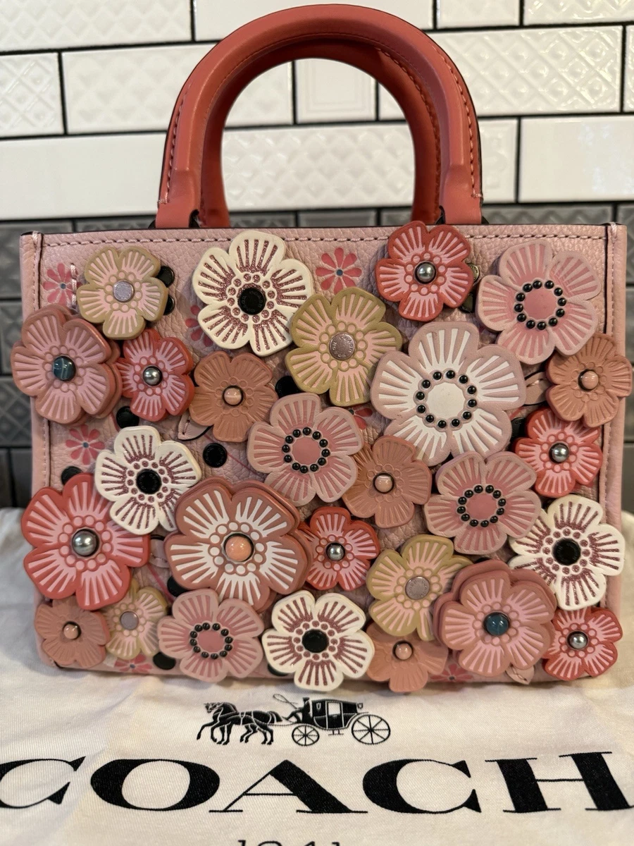 Coach Floral Suede Exterior Bags & Handbags for Women for sale | eBay