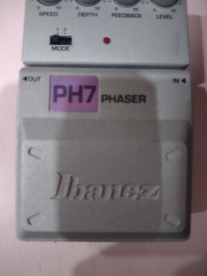 Ibanez PH7 Phaser Guitar Effect Pedal 820103176767| eBay