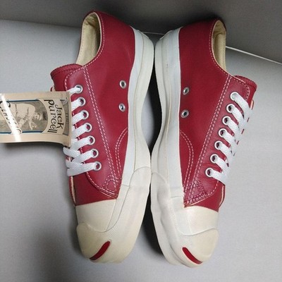 Deadstock Vintage 90's Converse Jack Purcell Red Made in USA