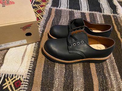 Red Wing Shoes Mens 7 D Foreman Oxford Shoes 8059 Black Leather