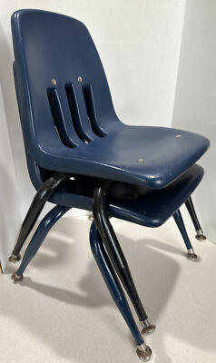 Vintage Virco Hard Plastic Children's Chair Set 12”, Arts Crafts